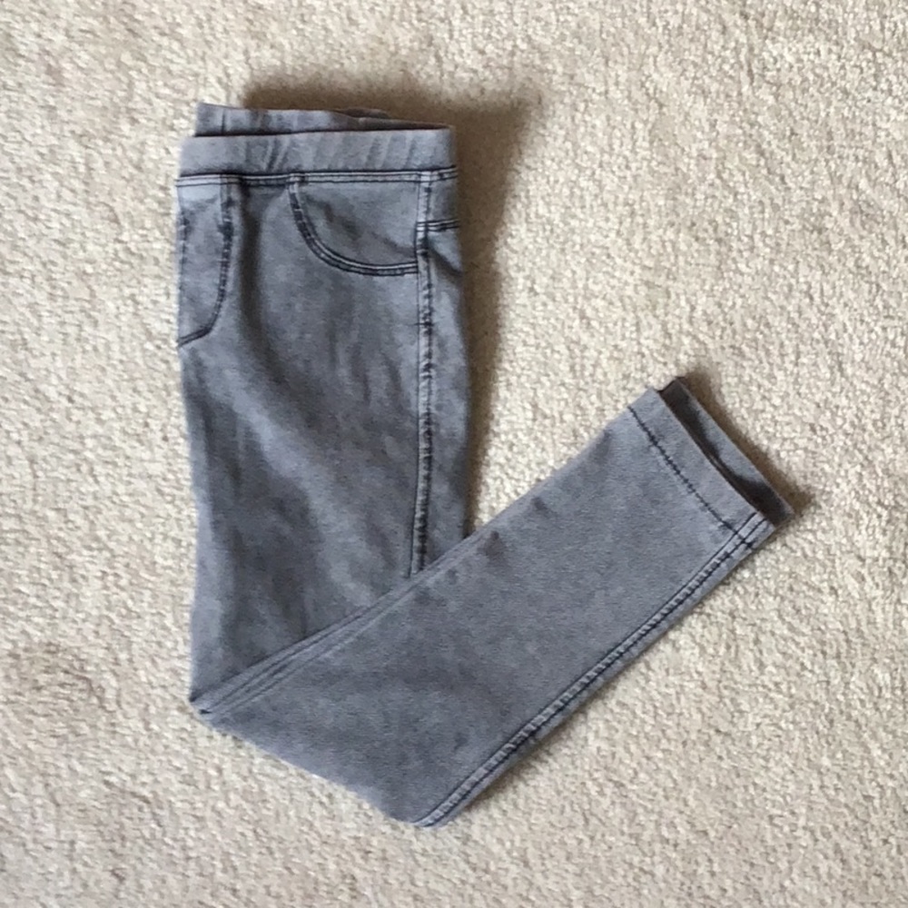Grey Jean Zara shorts